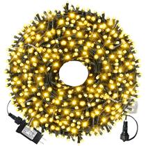 Luz de cadena XTF2015 102 m 1000 LED impermeable 8 modos blanco cálido