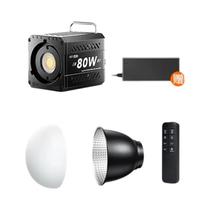 Luz De Câmera Bi-Color 80W COB Portátil Mini Bowens Luz De Preenchimento 2500-6500K Regulável Para