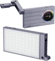 Luz de câmera Godox M1 RGB de vídeo LED portátil CRI 97+ 2500K-8500K Luz de câmera Godox M1 RGB de vídeo LED portátil CRI 97+ 2500K-8500K