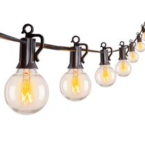 Luz de corda externa Brightown G40 15 cm 15 m 52 lâmpadas impermeáveis Luz de corda externa Brightown G40 15 cm 15 m 52 lâmpadas impermeáveis