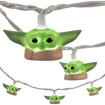Luz de corda STAR WARS Baby Yoda Grogu 10 LEDs 3 m de branco frio Luz de corda STAR WARS Baby Yoda Grogu 10 LEDs 3 m de branco frio