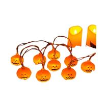 Luz De Cordão LED 3D Em Forma De Abóbora 10/20, Alimentada Por Bateria, Lâmpada Decorativa Para Luz De Cordão LED 3D Em Forma De Abóbora 10/20, Alimentada Por Bateria, Lâmpada Decorativa Para