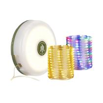 Luz De Cordão Recarregável 2 Em 1 Para Camping Portátil Com 8 Modos De Iluminação