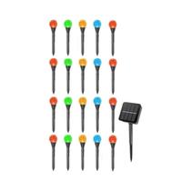 Luz De Cordão Solar À Prova d'Água Com 30 LEDs Em Forma De Bolha Para Decoração De Jardins, Pátios E Luz De Cordão Solar À Prova d'Água Com 30 LEDs Em Forma De Bolha Para Decoração De Jardins, Pátios E