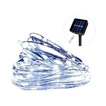 Luz De Cordão Solar Para Exterior 300 LED Fada Garland 8 Modos Jardim Festa Natal Lâmpada De Fio De