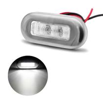 Luz de Cortesia 12V Inox Led Azul P/ Barco Lancha Ônibus