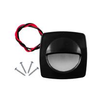 Luz de Cortesia LED Branco Quente Cor Preta 12V Luz de Cortesia LED Branco Quente Cor Preta 12V