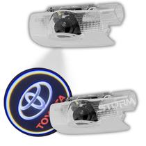 Luz de Cortesia porta Hilux Sw4 Camry Prius lâmpada iluminação chão logo logomarca projetor novo original dianteiras traseiras lado direito esquerdo