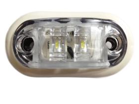 Luz de Cortesia Selada 12v Led Amarelo Luminária Náutica Luz de Cortesia Selada 12v Led Amarelo Luminária Náutica