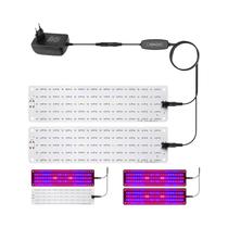 Luz De Crescimento Para Plantas Internas LED De Espectro Completo 12V Com Timer De 3/6/12H E 3