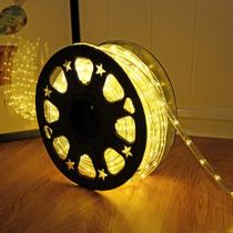 Luz de Cuerda DINGFU 15m 360 LED Blanco Cálido Impermeable 110V