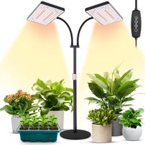 Luz de Cultivo de Mesa LBW Doble Cabeça 428 LED Espectro Completo Luz de Cultivo de Mesa LBW Doble Cabeça 428 LED Espectro Completo