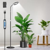 Luz de cultivo LED de espectro completo Aumtrly com suporte de 173 cm e temporizador Luz de cultivo LED de espectro completo Aumtrly com suporte de 173 cm e temporizador