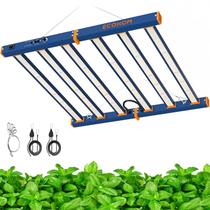 Luz de cultivo LED ECOHOM 500W espectro completo, dobrável e dimerizável