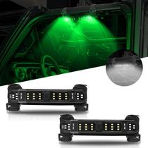 Luz de Cúpula para Barra de Protección UTV SUNPIE con Batería, Blanco/Verde