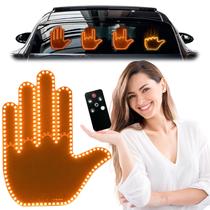 Luz de dedo OHGOSH Funny Road Mate, luz manual LED de controle remoto para janela traseira do carro, versátil e fácil de usar (uma cor normal, modo 41 unidade) Luz de dedo OHGOSH Funny Road Mate, luz manual LED de controle remoto para janela traseira do carro, versátil e fácil de usar (uma cor normal, modo 41 unidade)