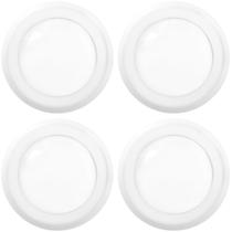 Luz de disco LED de teto Sunco Lighting 15W 15cm regulável, pacote com 4