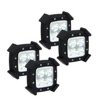 Luz de disco LED NINJAMO Rugged Magnetic 50 lúmens, 4 peças Luz de disco LED NINJAMO Rugged Magnetic 50 lúmens, 4 peças
