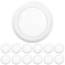 Luz de disco LED Sunco 5/6" 15W 2700K regulável pacote 12
