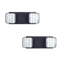 Luz de emergência CM MZY 2 LED Heads Battery Backup 120-277V Luz de emergência CM MZY 2 LED Heads Battery Backup 120-277V