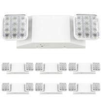 Luz de emergência LED Sunco, pacote com 6 unidades, com bateria de reserva de 90 minutos