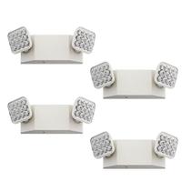 Luz de emergência Lithonia Lighting Basics LED EU2C CP4, pacote com 4 Luz de emergência Lithonia Lighting Basics LED EU2C CP4, pacote com 4