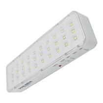 Luz De Emergência Luminária Lampada 30 Led Duração De Até 6h Cor Branco