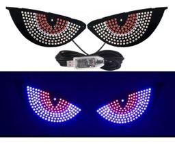 Luz De Expressão Olhos Led Display Painel Carro Luz De Expressão Olhos Led Display Painel Carro