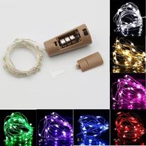 Luz De Fada Led Colorido Rolha Decoração Garrafas Verde Luz De Fada Led Colorido Rolha Decoração Garrafas Verde