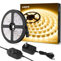 Luz de faixa LED Lepro White 5m 300 LEDs 3000K regulável 12V