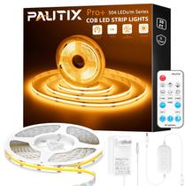 Luz de faixa LED PAUTIX COB 2000K branca quente 6,1 m com controle remoto