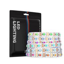 Luz de faixa LED SEZO WS2812B 5m 60Pixel/M 300LEDs RGB DC5V Luz de faixa LED SEZO WS2812B 5m 60Pixel/M 300LEDs RGB DC5V