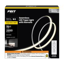 Luz de fita LED Feit Electric TAPE192/COB/LED 16 pés 3000K Luz de fita LED Feit Electric TAPE192/COB/LED 16 pés 3000K