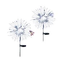 Luz De Fogos De Artifício LED Solar À Prova d'Água Para Decoração De Jardim, Cerca, Gramado,