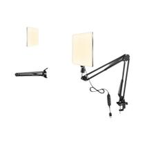 Luz De Fotografia LED Com Suporte De Braço Articulado Para Estúdio, Luzes Para Selfie Para Luz De Fotografia LED Com Suporte De Braço Articulado Para Estúdio, Luzes Para Selfie Para