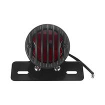 Luz De Freio Traseira Retro Vermelha Para Motocicleta Com Suporte Para Placa De Licença Para Harley Luz De Freio Traseira Retro Vermelha Para Motocicleta Com Suporte Para Placa De Licença Para Harley