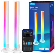 Luz de fundo de TV Govee RGBIC Light Bars de 15 cm WiFi para 45-70 polegadas Luz de fundo de TV Govee RGBIC Light Bars de 15 cm WiFi para 45-70 polegadas