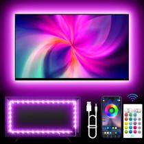 Luz de fundo de TV KANTUTOE 4m LED Lights RGB Music Sync para 32-65" Luz de fundo de TV KANTUTOE 4m LED Lights RGB Music Sync para 32-65"
