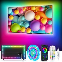 Luz de fundo de TV LED MORIACC Smart 16,4 pés ICRGB para 50-70 polegadas Luz de fundo de TV LED MORIACC Smart 16,4 pés ICRGB para 50-70 polegadas