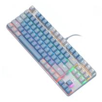 Luz de fundo do teclado mecânico qwert Blue switch