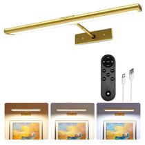 Luz de imagem EZVALO 16" LED dourado recarregável sem fio