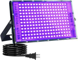 Luz de inundação Blacklight Indmird 150W com plugue e interruptor