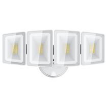 Luz de inundação externa USTELLAR 100W 10000lm com 4 cabeças IP65