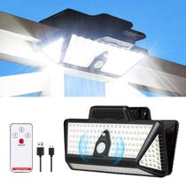 Luz de inundação solar LIFENGSOLER 208 LEDs Sensor de movimento 1000LM