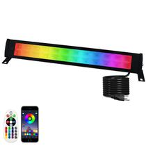 Luz de lavagem de parede RGB Indmird 50W com controle remoto