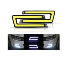 Luz de LED DRL automotiva para Parachoque, farol, Universal