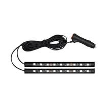 Luz de LED Neon para Carro - USB e Isqueiro - Decoração Interna