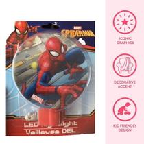 Luz de LED Noturna Inafantil p/ Tomada - Marvel Homem Aranha