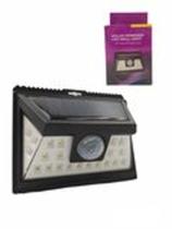 Luz de Led Refletor Solar Parede Com Sensor de Movimento 24 Led SL366