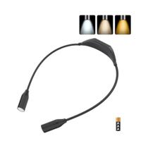 Luz De Leitura Ajustável Para Pescoço Portátil 3 Cores 3 Níveis De Brilho Proteção Suave Para Os